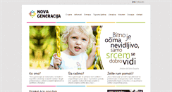 Desktop Screenshot of novageneracija.org